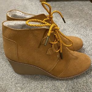 TOMS Desert wedge - wheat - size 8